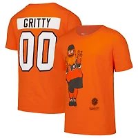 Youth Mitchell & Ness Orange Philadelphia Flyers Gritty Peace Sign T-Shirt