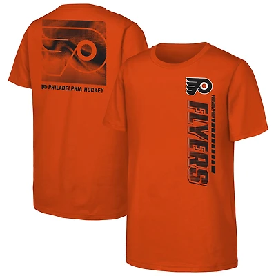 T-shirt orange pour jeunes avec logo Atmosphere des Flyers de Philadelphie