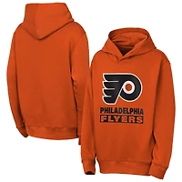 Youth Outerstuff  Classic Orange Philadelphia Flyers Back to Basics Hoodie