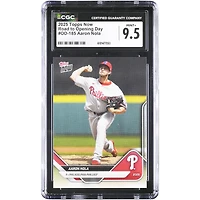 Aaron Nola Philadelphia Phillies 2025 Topps Now Road to Opening Day #OD-185 CGC Authenticated 9.5 Card