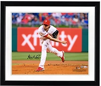Aaron Nola Philadelphia Phillies Autographed 16" x 20" Throwing Photograph