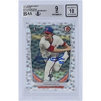 Carte autographiée 9/10 de Beckett Fanatics, 2014 Bowman Draft 1st Bowman Silver Ice #DP4, signée Aaron Nola par les Philadelphia Phillies