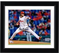 Aaron Nola Philadelphia Phillies Autographed 8" x 10" Leg Up Photograph