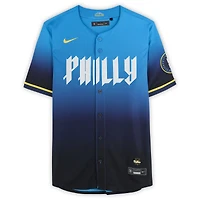 Aaron Nola Philadelphia Phillies Autographed Light Blue City Connect Limited Jersey
