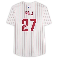 Aaron Nola Philadelphia Phillies Autographed White Nike Limited Jersey