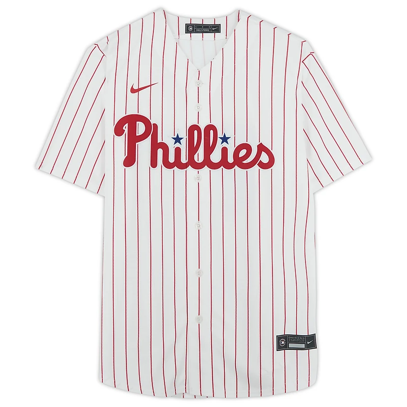 Aaron Nola Philadelphia Phillies Autographed White Nike Replica Jersey