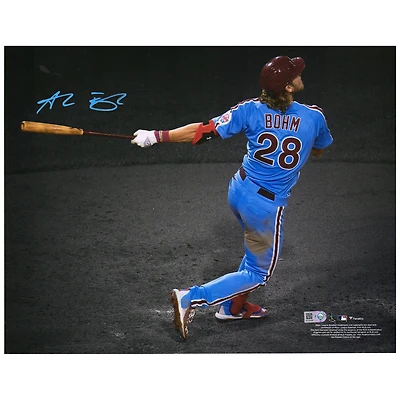 Alec Bohm Philadelphia Phillies Autographed 11" x 14" Spotlight Photograph
