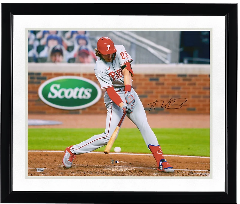 Alec Bohm Philadelphia Phillies Autographed 16" x 20" Hitting Photograph
