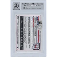 Alec Bohm Philadelphia Phillies Autographed 2020 Bowman Chrome Sapphire Prospects #BCP-29 Beckett Fanatics Witnessed Authenticated 10 Card