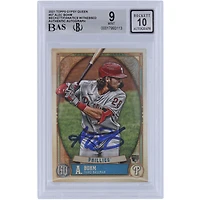 Alec Bohm Philadelphia Phillies autographié 2021 Topps GQ #57 Beckett Fanatics Witnessed Authenticated 9/10 Rookie Card