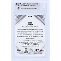 Alec Bohm Philadelphia Phillies Autographed 2021 Topps Stadium Club Chrome Beam Team #BTC-18 Beckett Fanatics Witnessed Authenticated Rookie Card