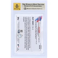 Alec Bohm Philadelphia Phillies Autographed 2021 Topps Update #US250 Beckett Fanatics Witnessed Authenticated 9.5/10 Rookie Card