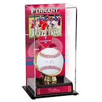Présentoir de baseball autographié par Alec Bohm des Philadelphia Phillies et champion de la Ligue nationale 2022 sublimé