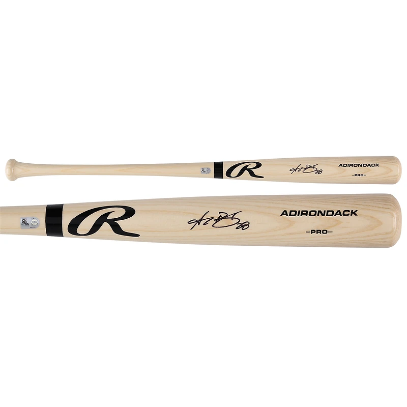 Alec Bohm Philadelphia Phillies Autographed Blonde Rawlings Pro Bat