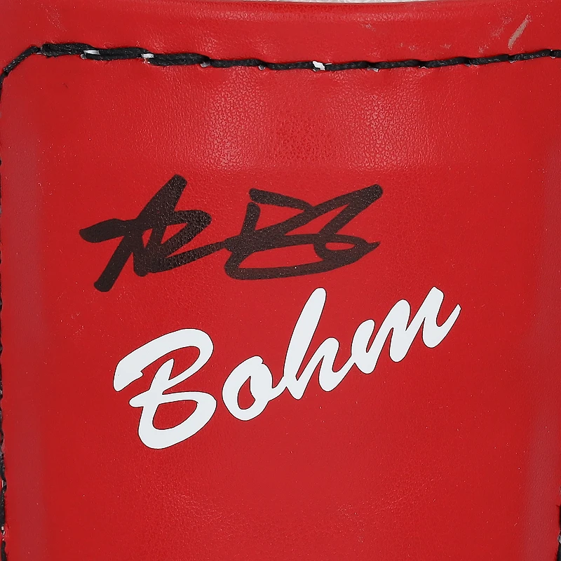 Coudière Belgard rouge autographiée et utilisée en match par Alec Bohm (Phillies de Philadelphie) lors de la saison 2025 de la MLB