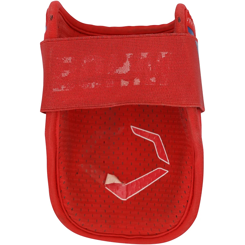 Alec Bohm Philadelphia Phillies Autographed Game-Used Red EvoShield Elbow Guard from the 2025 MLB Season - NF70450455