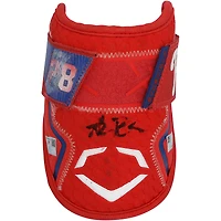 Coudière EvoShield rouge autographiée et utilisée en match par Alec Bohm (Phillies de Philadelphie) lors de la saison 2025 de la MLB - NF70450455