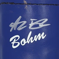 Alec Bohm Philadelphia Phillies Autographed Game-Used Royal Belgard Elbow Guard from the 2025 MLB Season - NF70450449