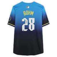 Alec Bohm Philadelphia Phillies Autographed Light Blue City Connect Limited Jersey