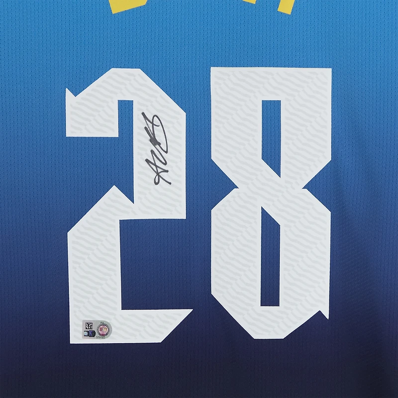 Maillot City Connect Limited bleu clair autographié par Alec Bohm des Phillies de Philadelphie
