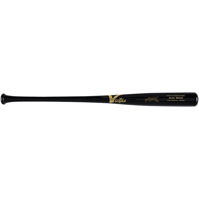 Alec Bohm Philadelphia Phillies Autographed Victus Engraved Pro Reserve Bat
