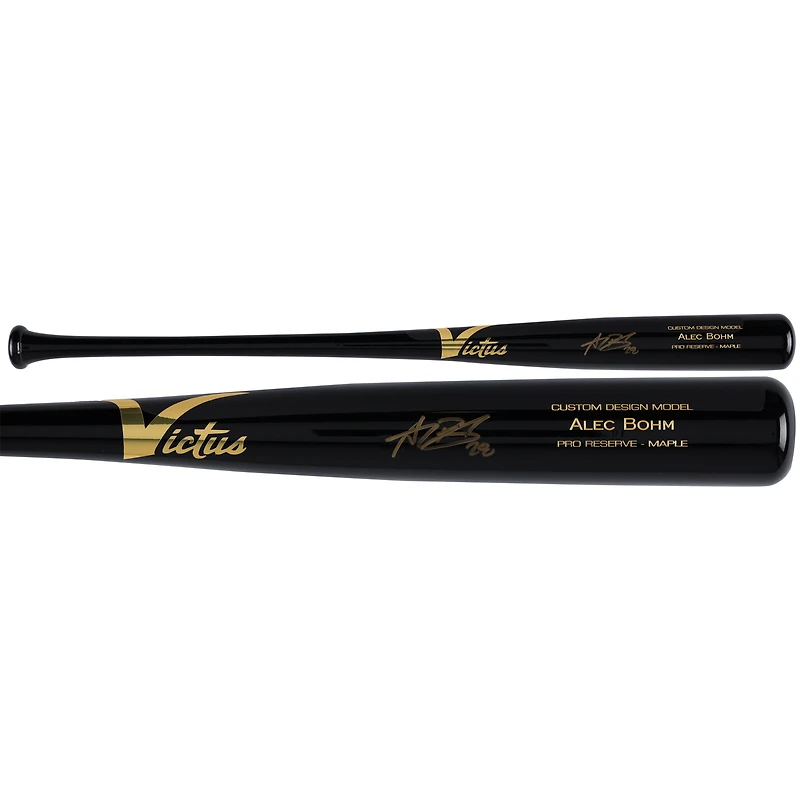 Alec Bohm Philadelphia Phillies Autographed Victus Engraved Pro Reserve Bat