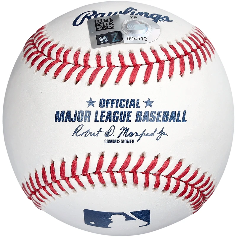 Balle de baseball autographiée par Andrew Painter des Phillies de Philadelphie avec inscription « 13e choix de la saison 2021 »