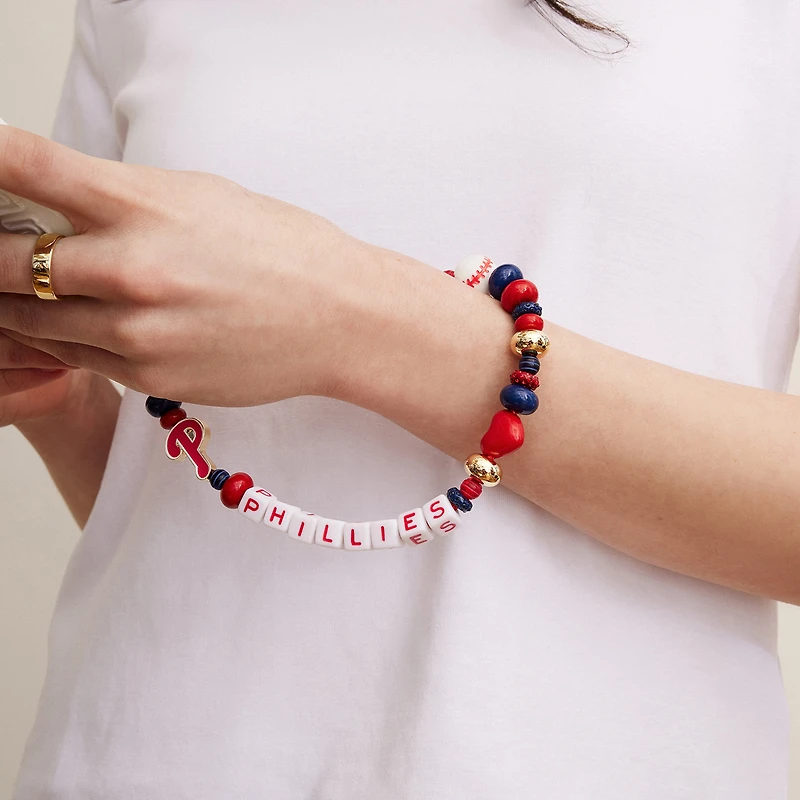BaubleBar Philadelphia Phillies Beaded Phone Charm