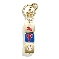 Porte-clés de sac à roulettes BaubleBar des Phillies de Philadelphie