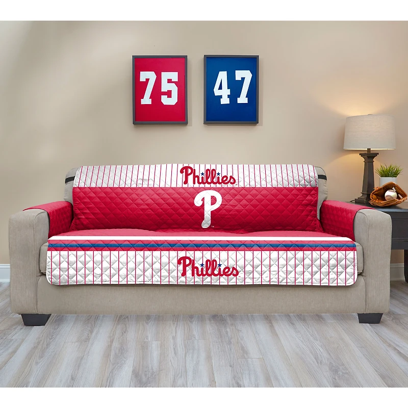 Housse de canapé bleue des Philadelphia Phillies