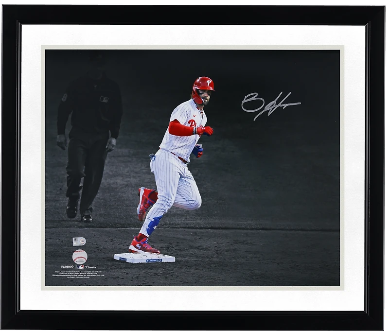 Bryce Harper Philadelphia Phillies Autographed 16" x 20" Look Back Photograph