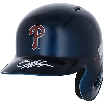 Casque de frappeur alternatif chromé Rawlings autographié par Bryce Harper des Philadelphia Phillies - Exclusivité Fanatics