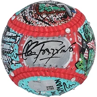 Ballon de baseball autographié par Bryce Harper des Phillies de Philadelphie – Illustration de Charles Fazzino – HH98507493