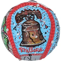 Bryce Harper Philadelphia Phillies Autographed Baseball with "Ring The Bell" Inscription - Art by Charles Fazzino - HH98507492