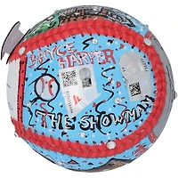 Bryce Harper Philadelphia Phillies Autographed Baseball with "Ring The Bell" Inscription - Art by Charles Fazzino - HH98507492