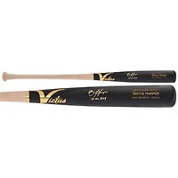Batte de baseball Victus Game Model autographiée par Bryce Harper des Philadelphia Phillies avec manche blond et inscription « 12 NL ROY »