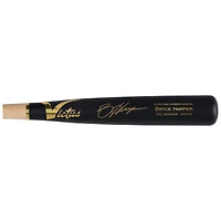 Batte de baseball Victus Game Model dédicacée par Bryce Harper des Philadelphia Phillies avec manche blond et canon noir