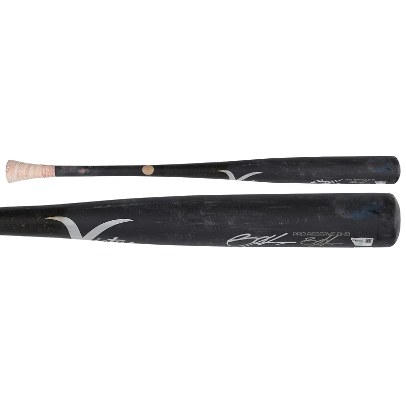 Bryce Harper Philadelphia Phillies Autographed Game-Used Black Victus Bat from the 2025 MLB Season - NR81043341
