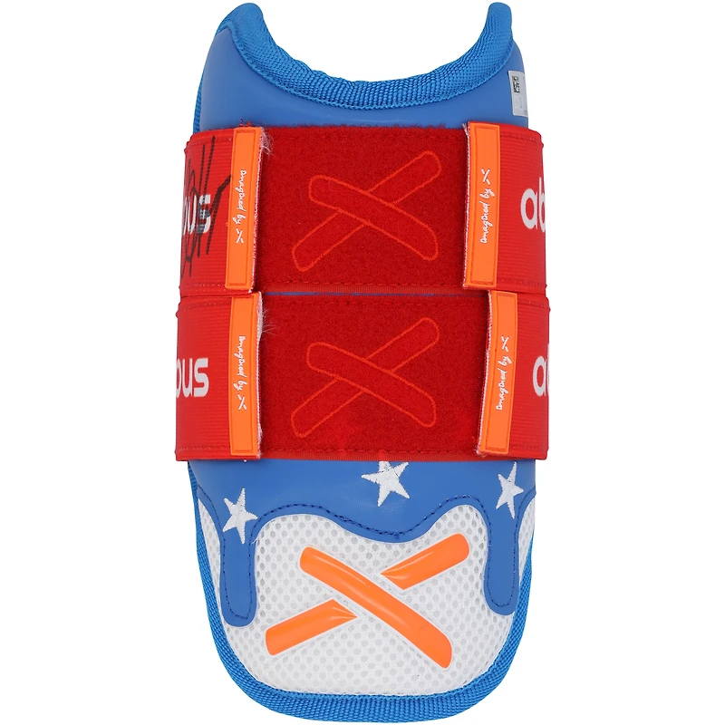 Coudière bleue « Absolutely Ridiculous » autographiée et utilisée en match par Bryce Harper des Phillies de Philadelphie lors de la saison 2025 de la MLB