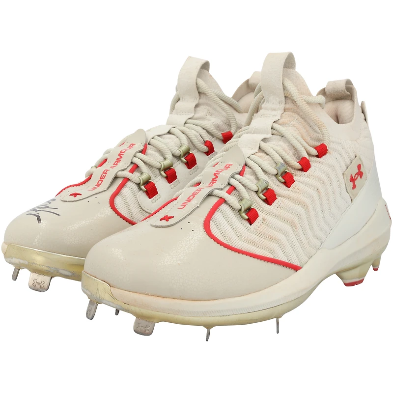 Bryce Harper Philadelphia Phillies Autographed Game-Used Under Armour Cleats from the 2025 MLB Season