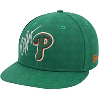 Bryce Harper Philadelphia Phillies Autographed Game-Used New Era Cap from 2025 MLB Spring Training