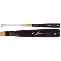 Bryce Harper Philadelphia Phillies Autographed Game-Used Tan/Wine Victus Bat from the 2025 MLB Season - HH98516160