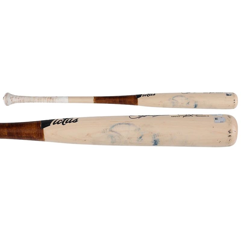 Bryce Harper Philadelphia Phillies Autographed Game-Used Tan Victus Bat from the 2025 MLB Season 