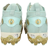Bryce Harper Philadelphia Phillies Autographed Game-Used Teal Under Armour Cleats from the 2025 MLB Season - HH98516208-09