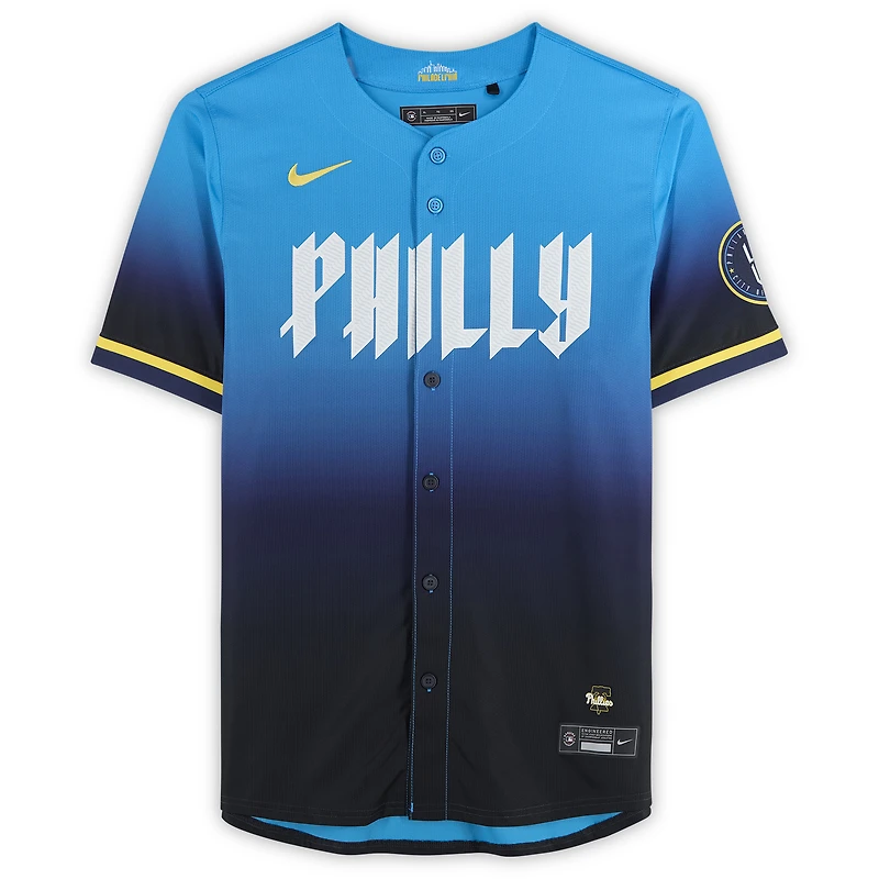 Bryce Harper Philadelphia Phillies Autographed Light Blue City Connect Limited Jersey