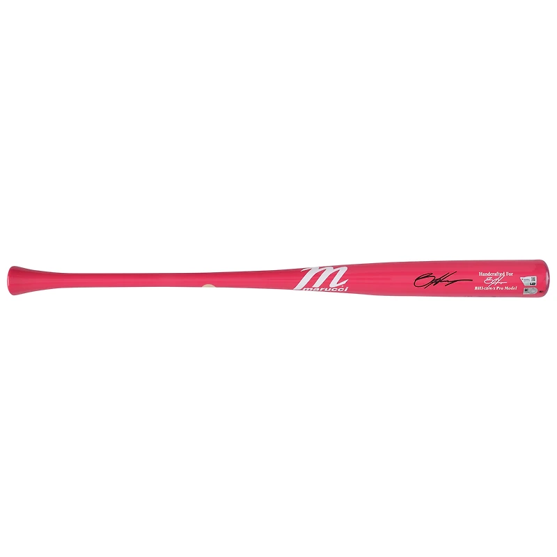 Bryce Harper Philadelphia Phillies Autographed Player-Issued Pink Marucci Bat from the 2025 MLB Season