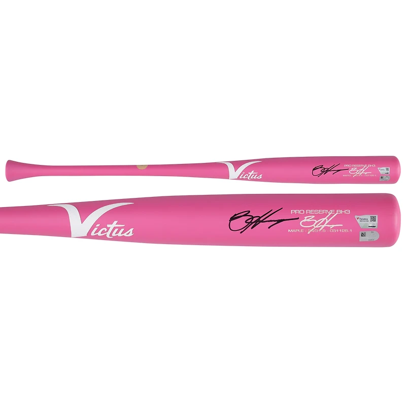 Bryce Harper Philadelphia Phillies Autographed Player-Issued Pink Victus Bat from the 2025 MLB Season 