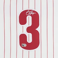Maillot blanc Nike Limited autographié par Bryce Harper des Phillies de Philadelphie