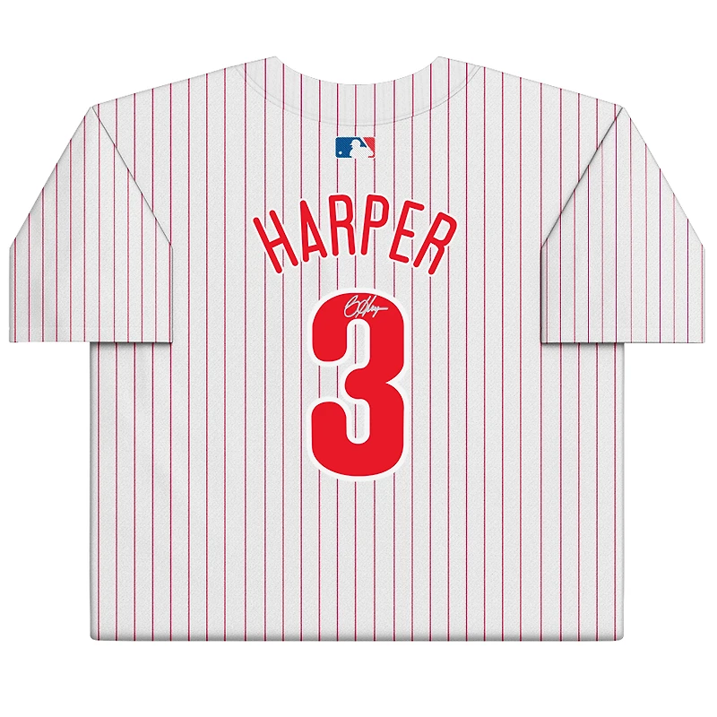 Maillot blanc Nike Limited autographié par Bryce Harper des Phillies de Philadelphie