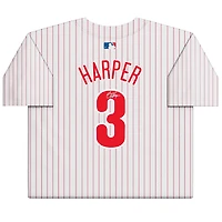 Maillot blanc Nike Limited autographié par Bryce Harper des Phillies de Philadelphie